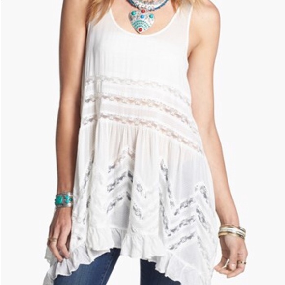 Free People Dresses & Skirts - NWT Free People Voile & Lace Trapeze Slip Dress